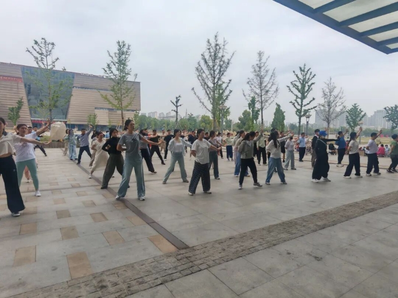 市直机关工委举办庆祝建党105周年工间操比赛骨干培训班